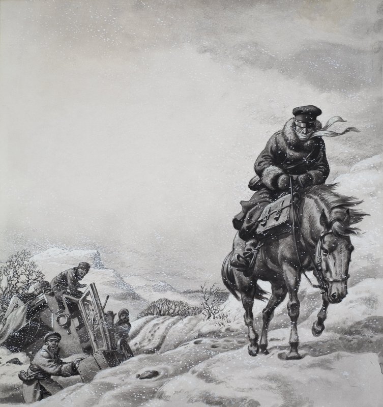 Kongelig sendebud James Baillie Fraser (1783–1856) (gouache på papir) av Pat (1907-95) Nicolle