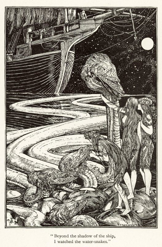 Rime of the Ancient Mariner (gravering) av Patten Wilson