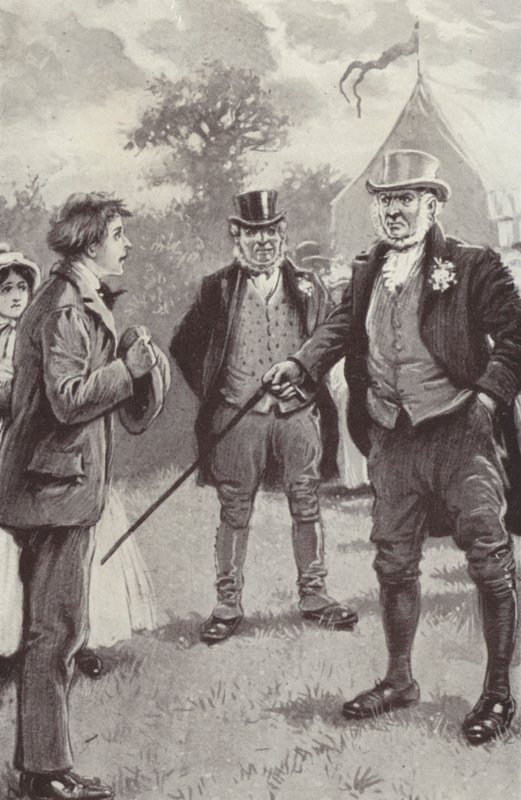 Illustrasjon for Barchester Towers av Anthony Trollope (litho) av Paul (after) Hardy
