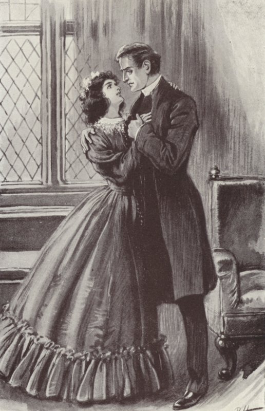 Illustrasjon for Barchester Towers av Anthony Trollope (litho) av Paul (after) Hardy