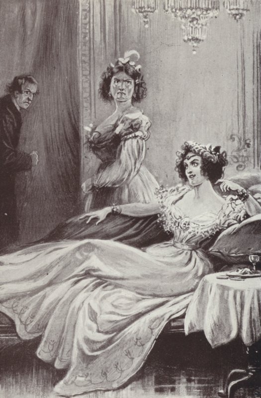 Illustrasjon for Barchester Towers av Anthony Trollope (litho) av Paul (after) Hardy
