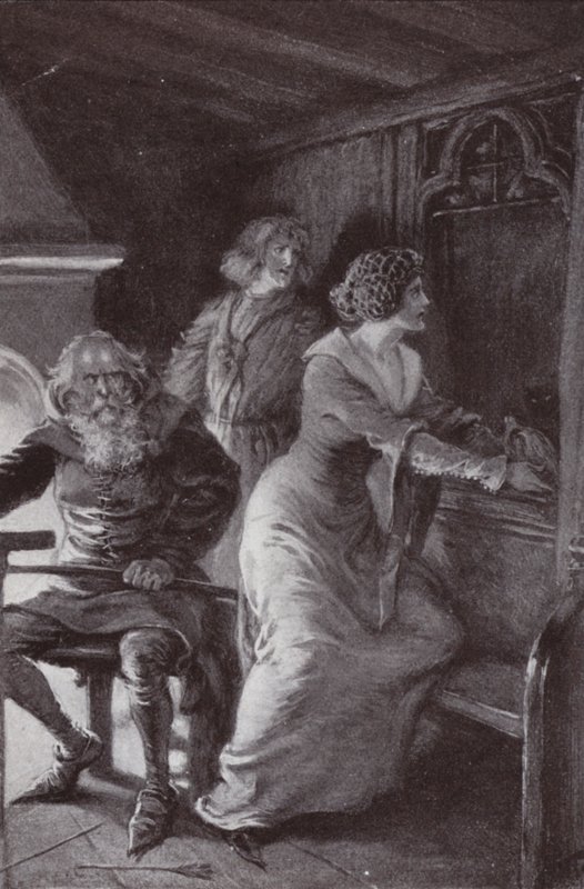 Illustrasjon for The Cloister and The Hearth av Charles Reade (litho) av Paul (after) Hardy