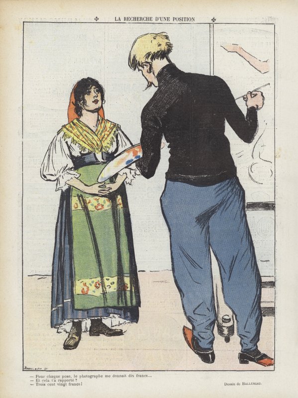 Illustrasjon for Le Rire av Paul Balluriau