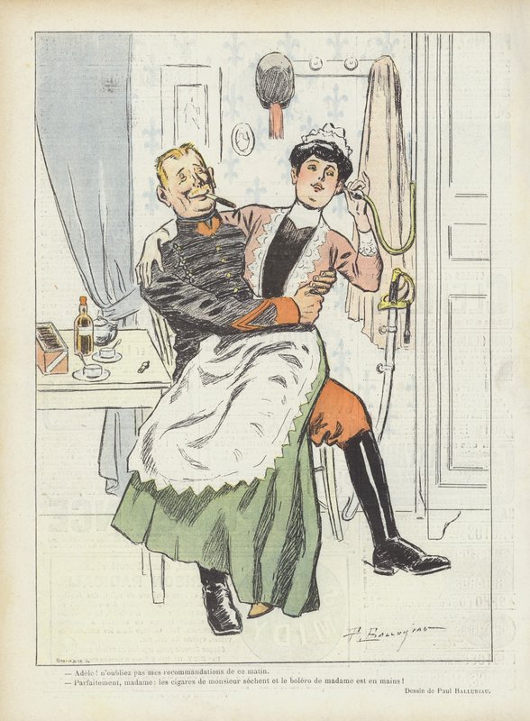 Illustrasjon for Le Rire av Paul Balluriau
