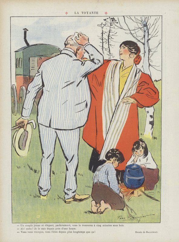 Seeren. Illustrasjon for Le Rire av Paul Balluriau