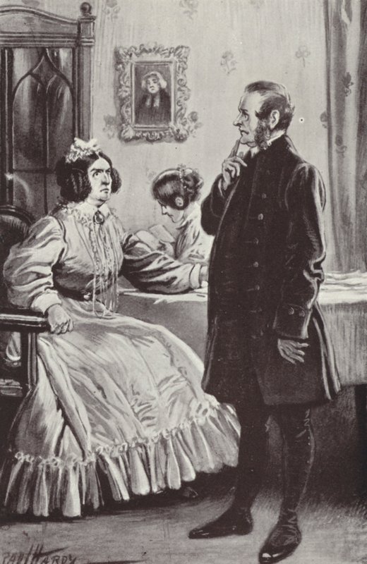 Illustrasjon for Barchester Towers av Anthony Trollope av Paul Hardy