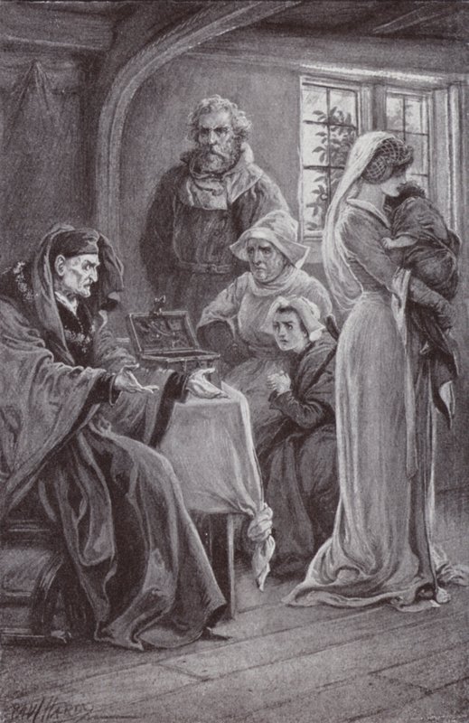 Illustrasjon for The Cloister and The Hearth av Charles Reade av Paul Hardy