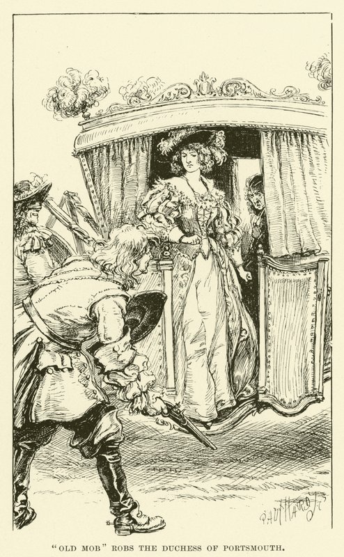 "Old Mob" raner hertuginnen av Portsmouth (gravering) av Paul Hardy