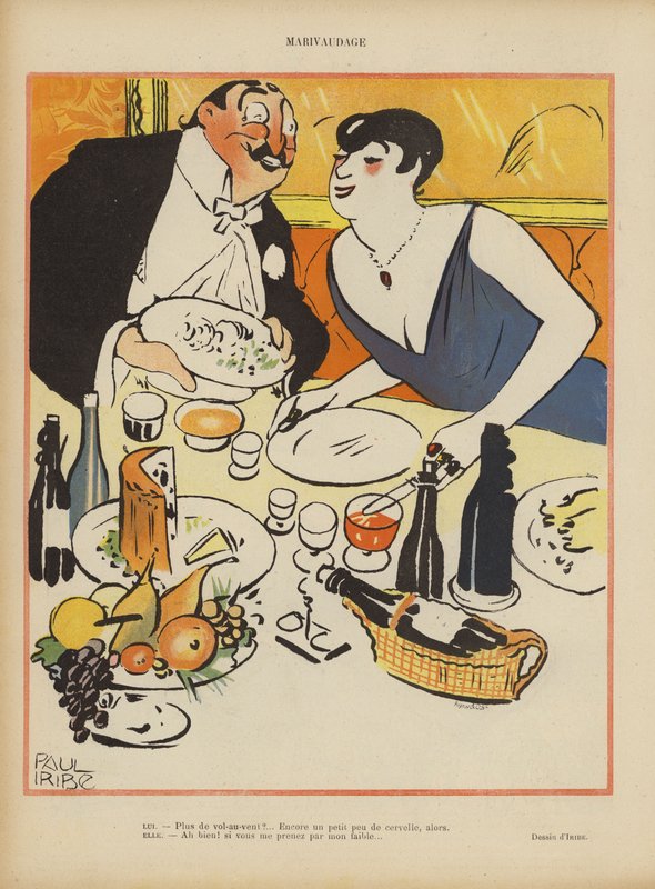 Illustrasjon for Le Rire av Paul Iribe