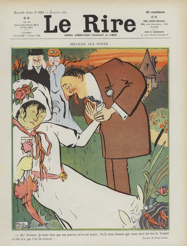 Illustrasjon for Le Rire av Paul Iribe