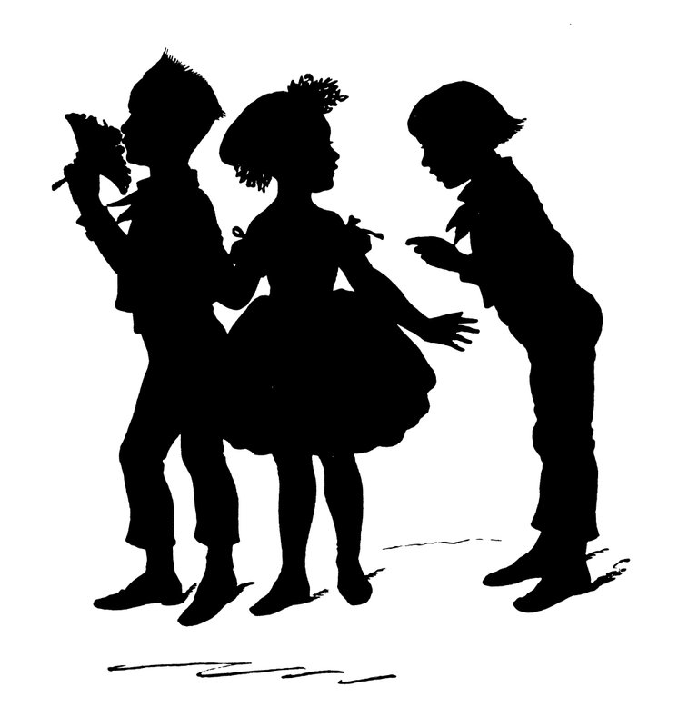 Silhouette av Paul Konewka (litho) av Paul Konewka