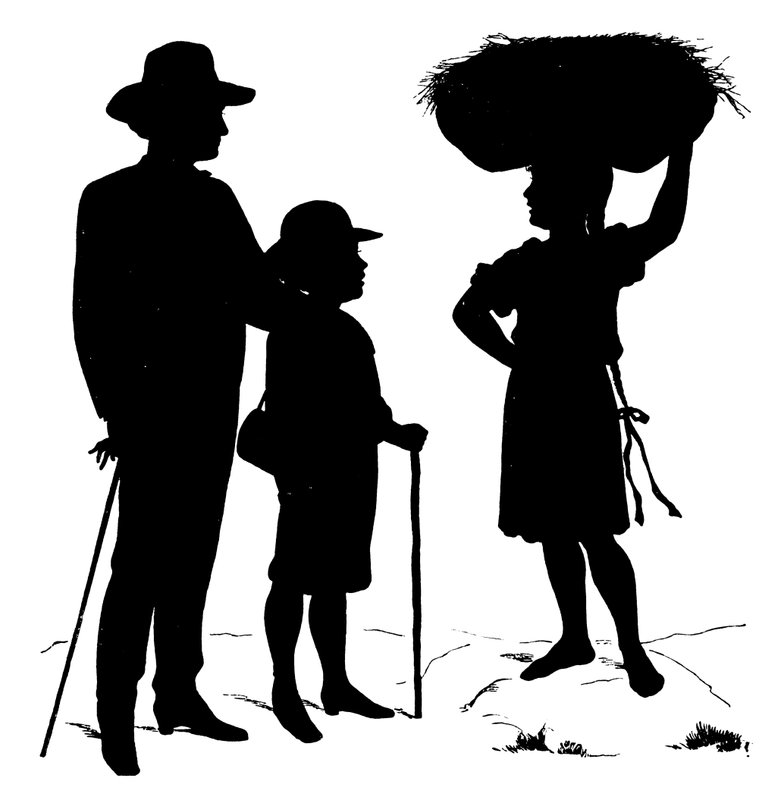 Silhouette av Paul Konewka (litho) av Paul Konewka