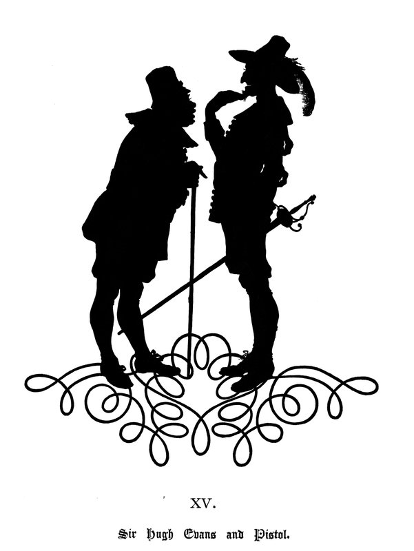 Sir Hugh Evans og Pistol av Paul Konewka