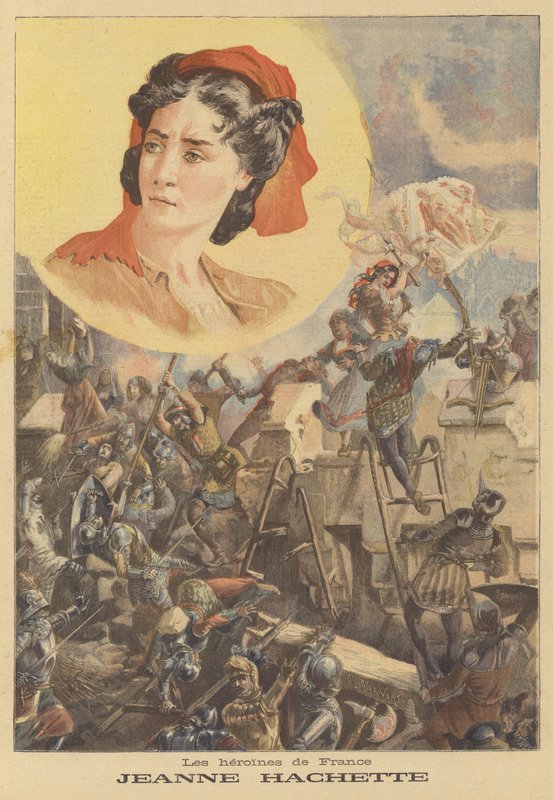 Jeanne Hachette ved beleiringen av Beauvais av Paul Merwart