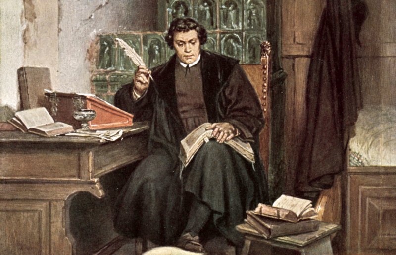 Martin Luther, mai 1521 til mars 1522 av Friedrich Paul Thumann