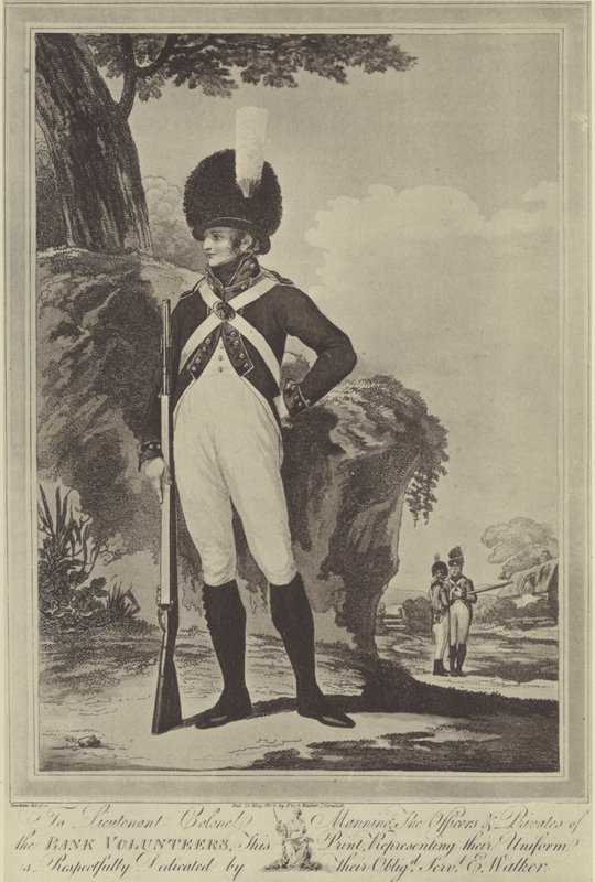 Bankfrivillig, 1804 av Peltro William Tomkins