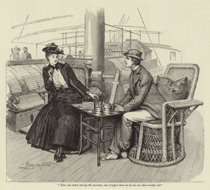 Illustrasjon for A Delusion, av Theresa I Macquoid av Percy Macquoid