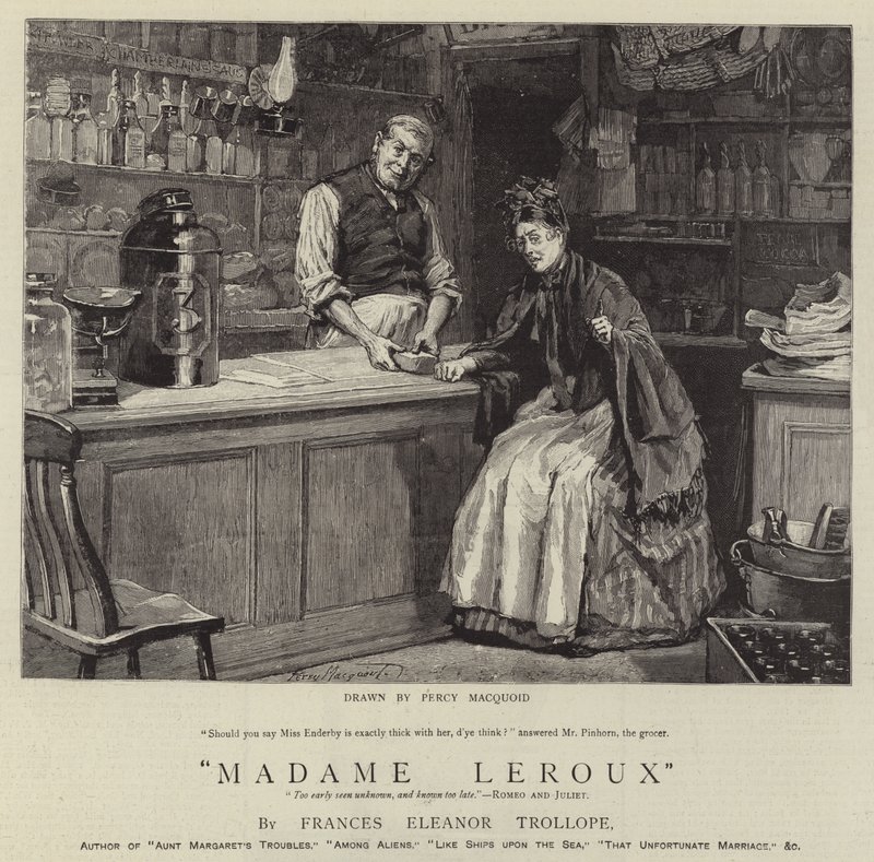 Fru Leroux av Percy Macquoid