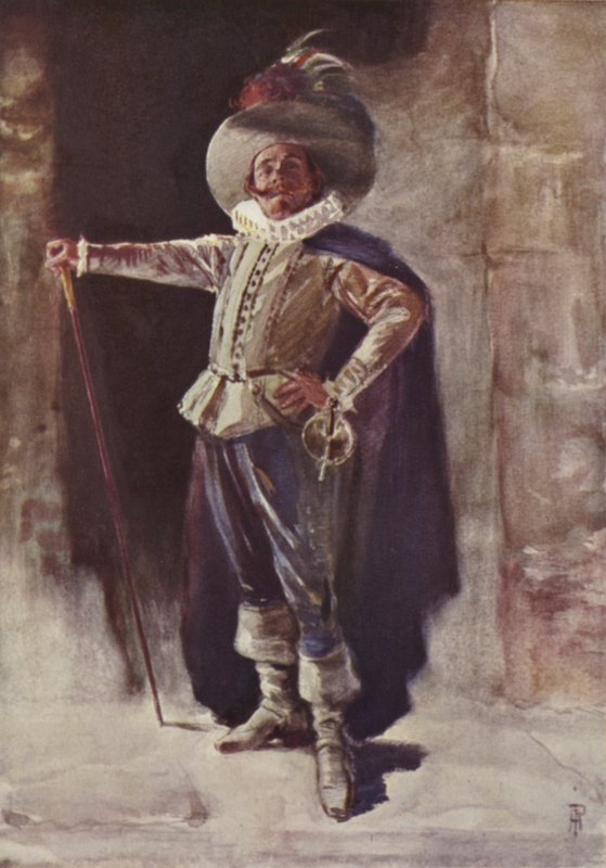 Coquelin, som Cyrano de Bergerac av Percy Anderson