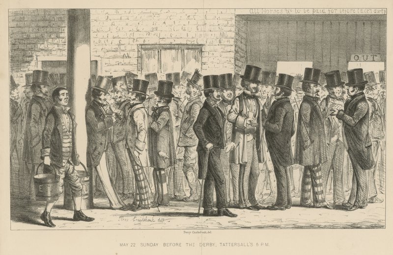 Søndag før derbyet av Percy Cruikshank