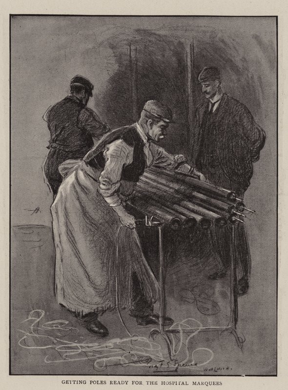 Gjør polakkene klare for sykehuset av Percy F.S. Spence