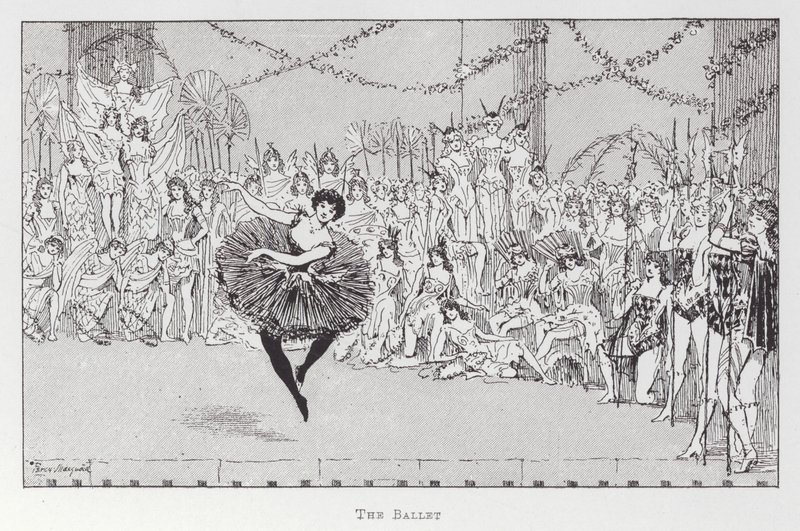Dans: Balletten (litho) av Percy Macquoid