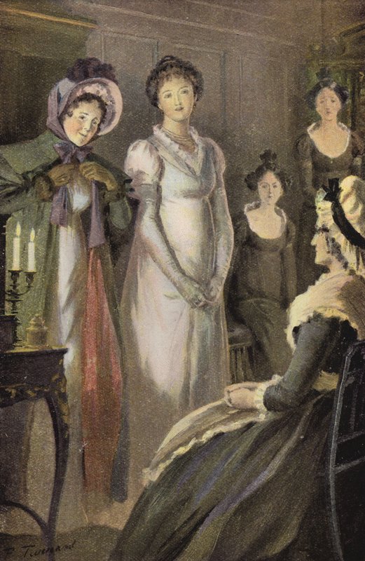 Illustrasjon for Silas Marner av George Eliot (farge litho) av Percy Tarrant