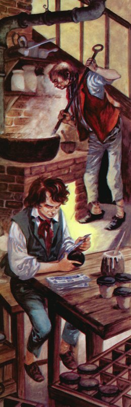 Charles Dickens som gutt i svartefabrikken av Peter Jackson