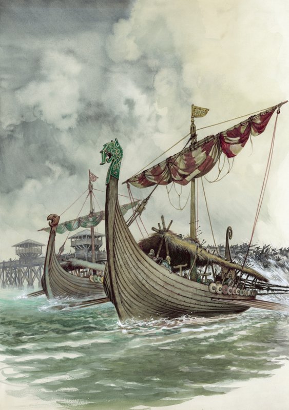 London Bridge ble revet ned i vikingangrepet ledet av Olaf The Norseman i 1014 av Peter Jackson