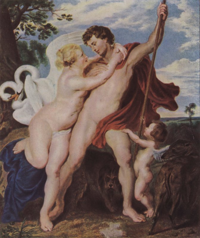 Venus og Adonis av Peter Paul Rubens