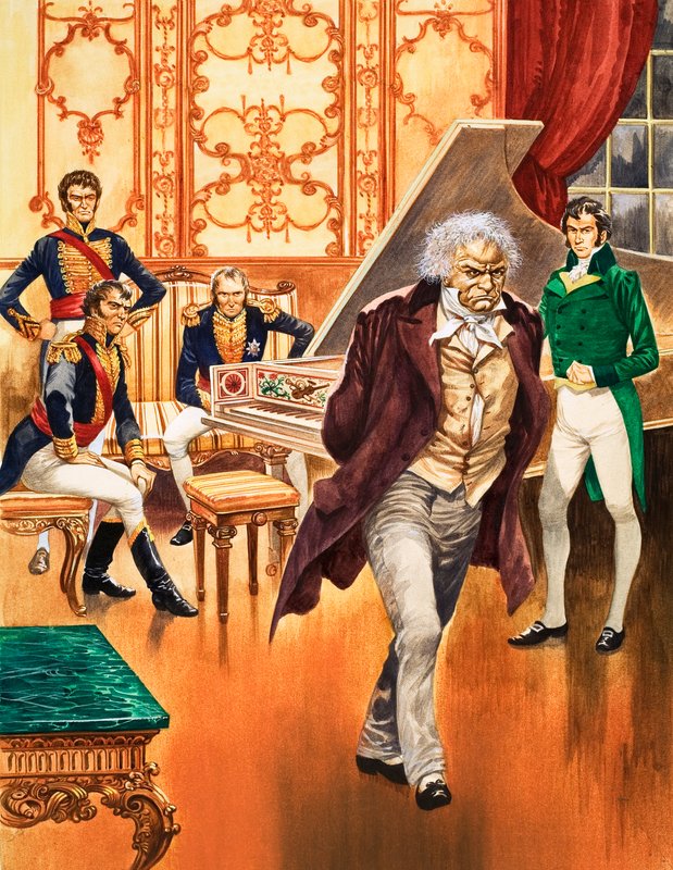Beethoven stormer ut av musikkrommet av Peter Jackson