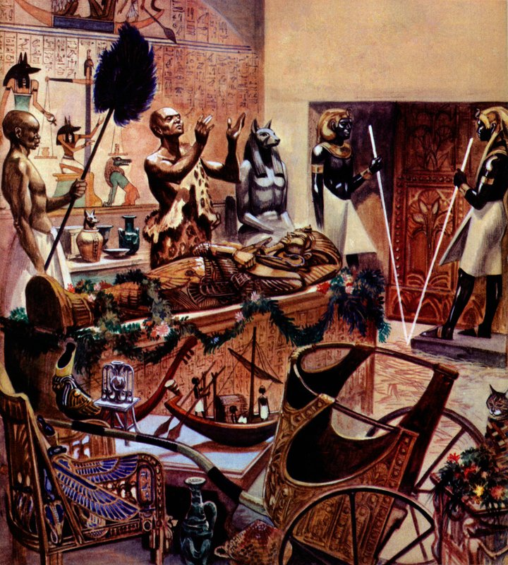 Begravelse av Tutenkhamen av Peter Jackson