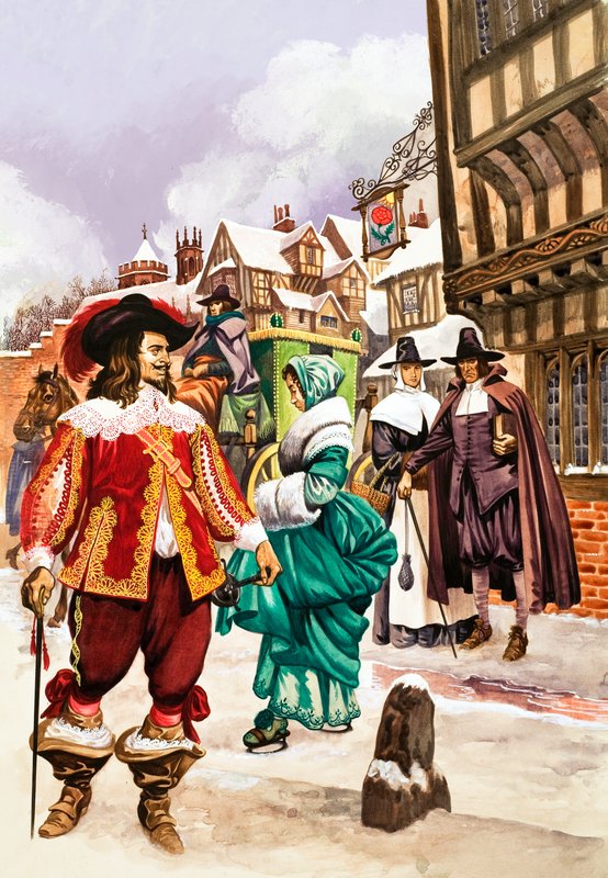 Cavalier i London fra 1600-tallet av Peter Jackson