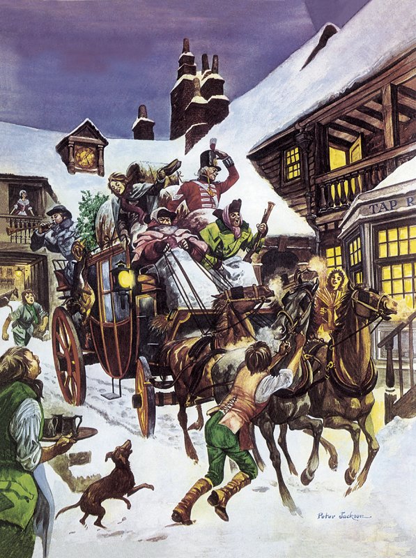 juledag på 1700-tallet av Peter Jackson