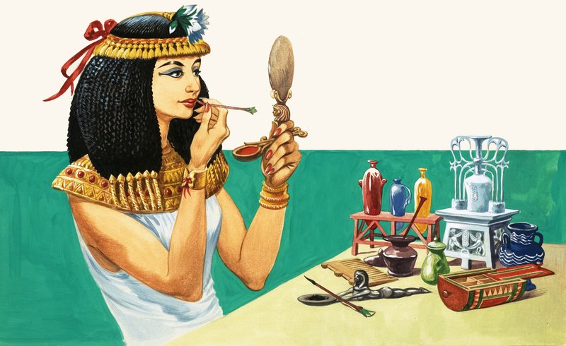 Utkledning og sminke i det gamle Egypt av Peter Jackson