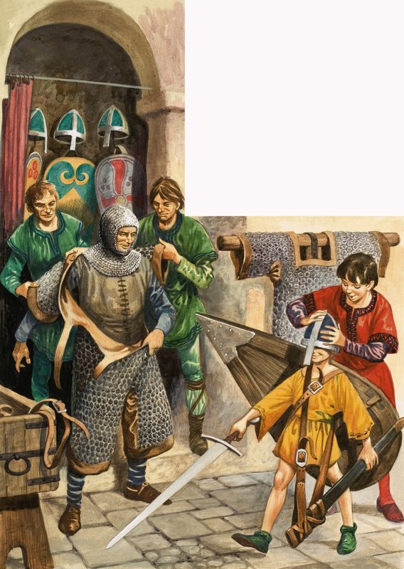 Vokser opp i Norman England: Off to Serve the King av Peter Jackson