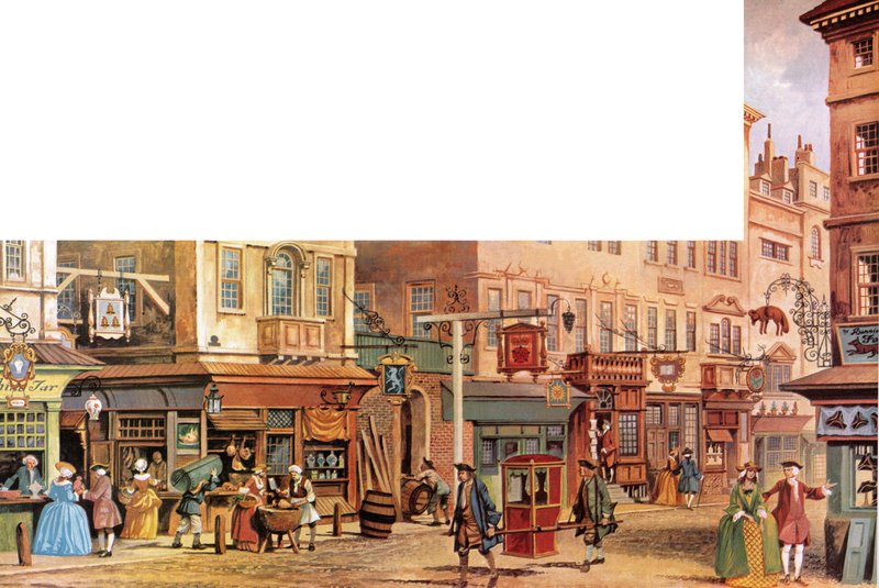 London på 1700-tallet av Peter Jackson
