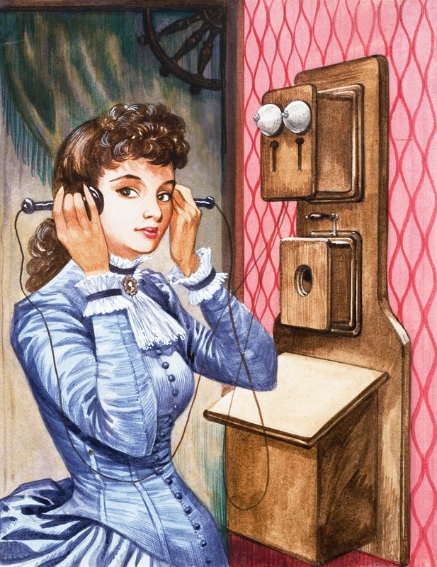 Once Upon a Time... kommunikasjon for hundre år siden. En tidlig telefon av Peter Jackson