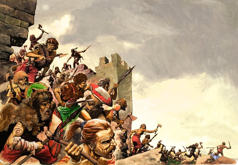 Pict-krigere invaderer Storbritannia av Peter Jackson