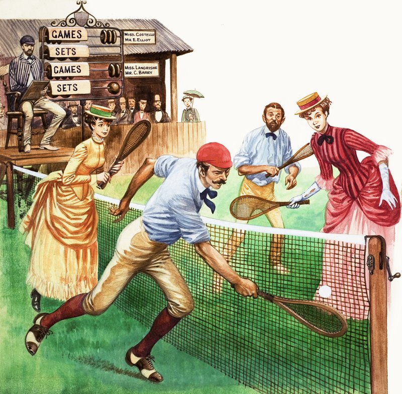 Spiller tennis av Peter Jackson