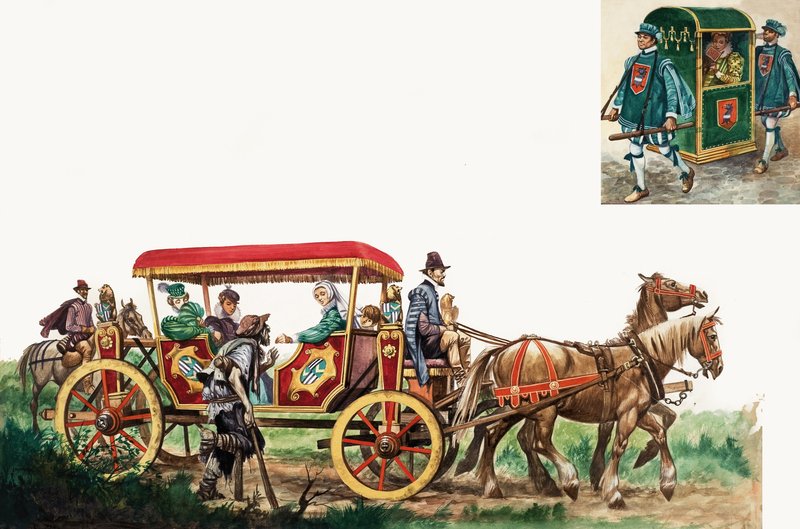 Offentlig transport: hest, vogn og sedanstol av Peter Jackson