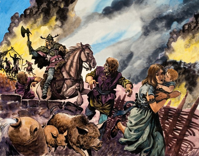 Saxon Raiders av Peter Jackson