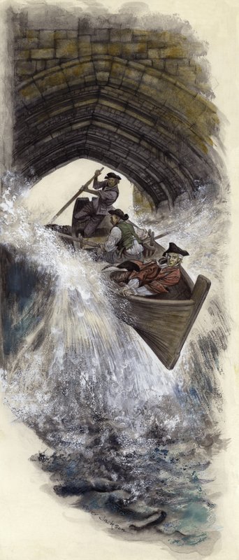 Skyting Old London Bridge av Peter Jackson