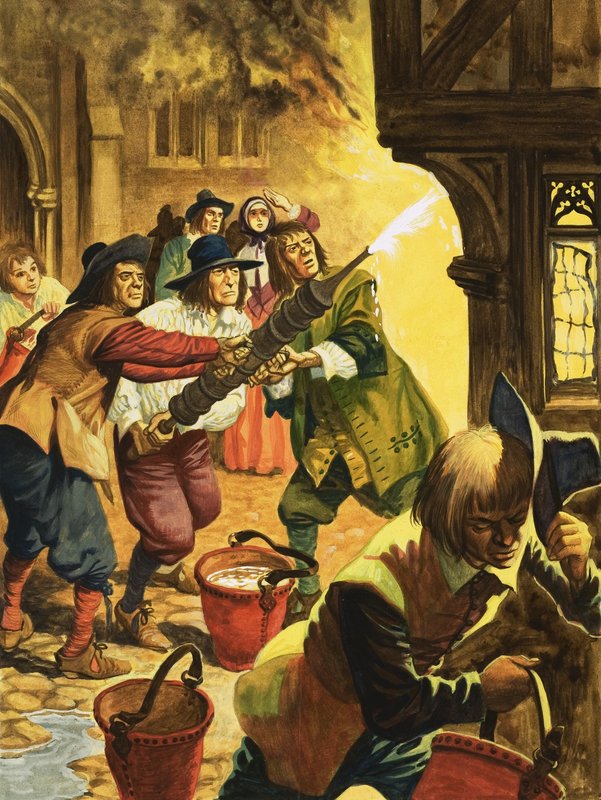 Den store brannen i London i 1666 av Peter Jackson