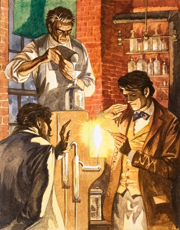 Thomas Edison og Joseph Swan skaper det elektriske lyset av Peter Jackson