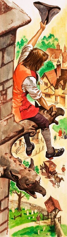 When They Were Young: Clive of India (gouache på papir) av Peter Jackson