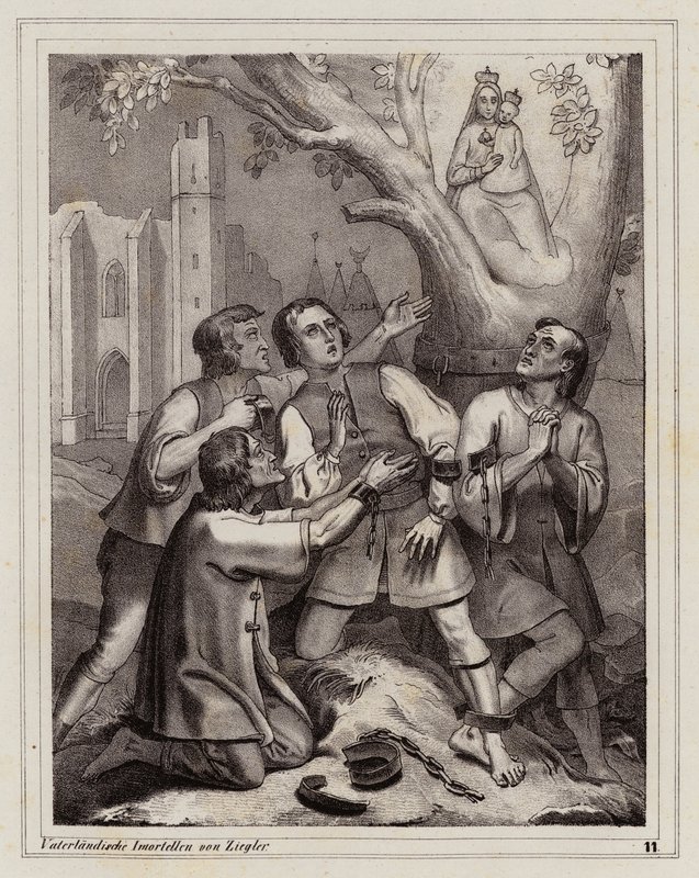 Jomfruens åpenbaring, Hietzing, Wien av Peter Johann Nepomuk Geiger
