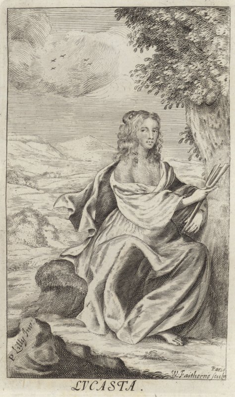 Portrett av Lucasta (Lucy Sacheverell) av Peter Lely