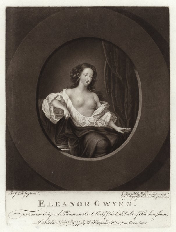 Portrett av Nell Gwyn av Peter Lely