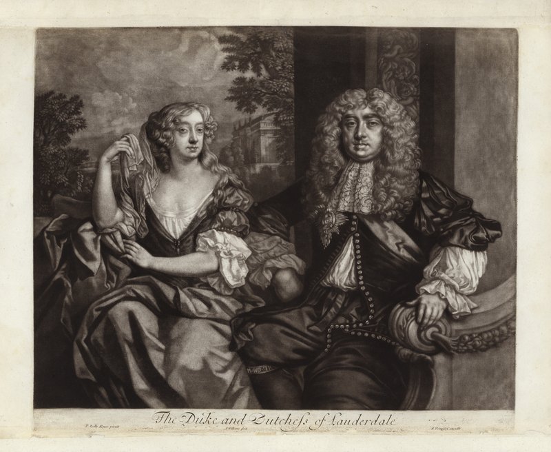 Portrett av hertugen og hertuginnen av Lauderdale av Peter Lely